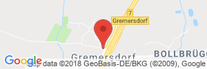 Position der Autogas-Tankstelle: Star Tankstelle in 23758, Gremersdorf