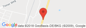 Position der Autogas-Tankstelle: Esso Tankstelle Lanfer in 49716, Meppen