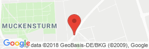 Position der Autogas-Tankstelle: AGIP Tankstelle Dehn & Co. KG in 70374, Stuttgart-Bad Cannstatt