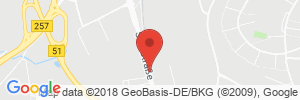 Position der Autogas-Tankstelle: H. W. Riewer GmbH in 54634, Bitburg