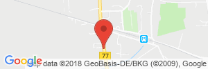Position der Autogas-Tankstelle: Sky-Tankstelle am Sky-Supermarkt in 24594, Hohenwestedt