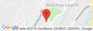 Position der Autogas-Tankstelle: Globus Handelshof St. Wendel GmbH & Co. KG in 63607, Wächtersbach