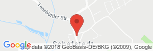 Position der Autogas-Tankstelle: OIL Tankstelle Schafstedt, Jens Ruge in 25725, Schafstedt