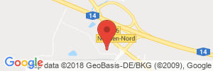 Position der Autogas-Tankstelle: Maxi Autohof Nossen (Esso) in 01683, Starbach