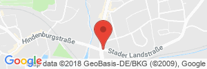 Position der Autogas-Tankstelle: Esso-Tankstelle in 28719, Bremen-Nord