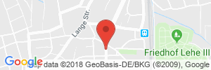 Position der Autogas-Tankstelle: Westfalen-Tankstelle in 27576, Bremerhaven