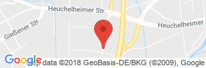 Position der Autogas-Tankstelle: Roth Station in 35398, Gießen