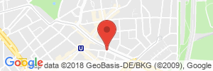 Position der Autogas-Tankstelle: Esso Station Ostendorff in 60385, Frankfurt-Bornheim
