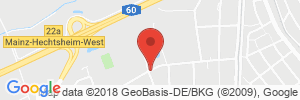 Position der Autogas-Tankstelle: PIW-Gas Automatentankstelle in 55129, Mainz-Hechtsheim