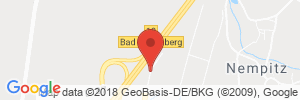 Position der Autogas-Tankstelle: Esso-Autohof Bad Dürrenberg in 06231, Nempitz