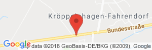 Position der Autogas-Tankstelle: Shell-Station in 21529, Kröppelshagen