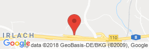 Position der Autogas-Tankstelle: BAB-Tankstelle Hochfelln Nord (Esso) in 83346, Bergen
