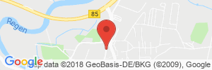 Position der Autogas-Tankstelle: Aral Tankstelle Schmidbauer in 93426, Roding