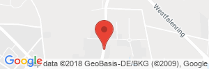 Position der Autogas-Tankstelle: Esso Station / Hoffmann Reifen oHG in 32130, Enger