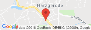 Position der Autogas-Tankstelle: Tankstelle Contact im DLC-Harzgerode in 06493, Harzgerode