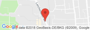 Position der Autogas-Tankstelle: Total Tankstelle in 80809, München-Milbertshofen-Am Hart