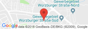 Position der Autogas-Tankstelle: Freie Tankstelle Schweinheim in 63743, Aschaffenburg-Schweinheim
