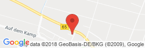 Position der Autogas-Tankstelle: Freie Tankstelle Brigitte Husemann in 32312, Lübbecke-Nettelstedt