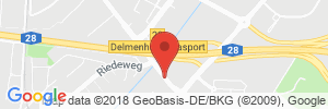 Position der Autogas-Tankstelle: Total Station Stephan Koy in 27755, Delmenhorst