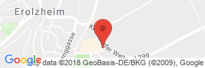 Position der Autogas-Tankstelle: Aral Tankstelle in 88453, Erolzheim