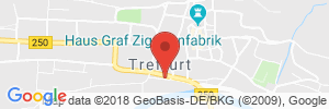 Position der Autogas-Tankstelle: Kfz-Werkstatt Gerd Bockel in 99830, Treffurt