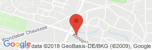 Position der Autogas-Tankstelle: Opel Autohaus Seifert in 39116, Magdeburg-Ottersleben