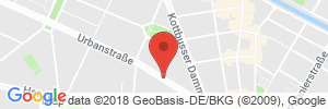 Position der Autogas-Tankstelle: Sprint-Tankstelle in 10967, Berlin-Kreuzberg