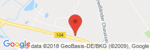 Position der Autogas-Tankstelle: ESSO Station Heike Kirbis in 17348, Woldegk
