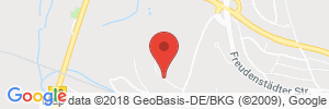 Position der Autogas-Tankstelle: Wolfgang Scheu Autogastankstelle in 72285, Pfalzgrafenweiler