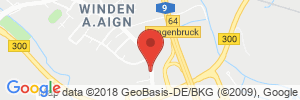 Position der Autogas-Tankstelle: Agip Service-Station Werner Wowra in 85084, Winden am Aign-Langenbruck