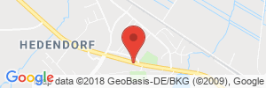 Position der Autogas-Tankstelle: BFT-Tankstelle Völksen in 21614, Buxtehude-Hedendorf