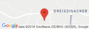 Position der Autogas-Tankstelle: Autohaus Hommel in 98617, Meiningen-Dreißigacker