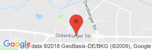 Position der Autogas-Tankstelle: Westfalen-Tankstelle Jens Gulau in 27753, Delmenhorst