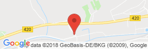 Position der Autogas-Tankstelle: Autohandel Rittersbacher in 66869, Kusel