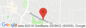 Position der Autogas-Tankstelle: Q1 Tankstelle Jutta Weber in 49497, Mettingen