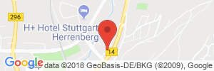 Position der Autogas-Tankstelle: AVIA Tankstelle Reinhard Huber in 71083, Herrenberg