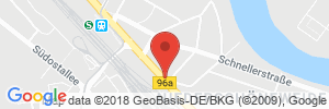 Position der Autogas-Tankstelle: JET Tankstelle in 12439, Berlin