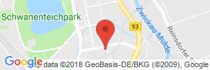 Position der Autogas-Tankstelle: Globus Zwickau in 08056, Zwickau