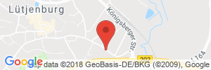 Position der Autogas-Tankstelle: Nordoel-Tankstelle in 24321, Lütjenburg