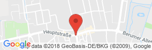 Position der Autogas-Tankstelle: SCORE SB-Station in 26524, Hage