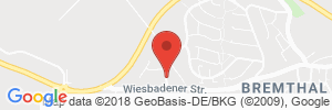 Position der Autogas-Tankstelle: Shell-Station Autohaus Gottron in 65817, Eppstein-Bremthal