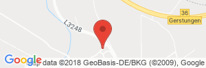 Position der Autogas-Tankstelle: Total Station, Wapp Wild. Autopark in 36208, Wildeck-Obersuhl
