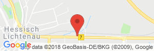 Position der Autogas-Tankstelle: Esso-Station in 37235, Hessisch-Lichtenau