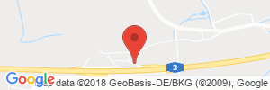 Position der Autogas-Tankstelle: BAB-Tankstelle Haidt Nord (Total) in 97355, Kleinlangheim