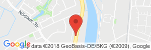 Position der Autogas-Tankstelle: Freie Tankstelle Hillmann in 49716, Meppen