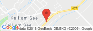 Position der Autogas-Tankstelle: ED-Tankstelle in 54427, Kell