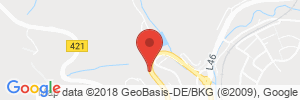 Position der Autogas-Tankstelle: Autogas Rheinbach (Tankautomat) in 54550, Daun