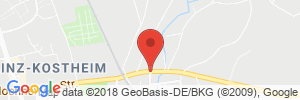 Position der Autogas-Tankstelle: Classic-Tankstelle Jose Somoza in 55246, Mainz-Kostheim