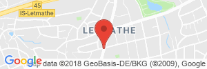 Position der Autogas-Tankstelle: BFT Station in 58642, Iserlohn-Letmathe