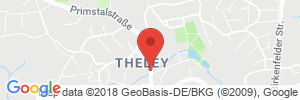 Position der Autogas-Tankstelle: Bosch Car Service Leusch in 66636, Tholey